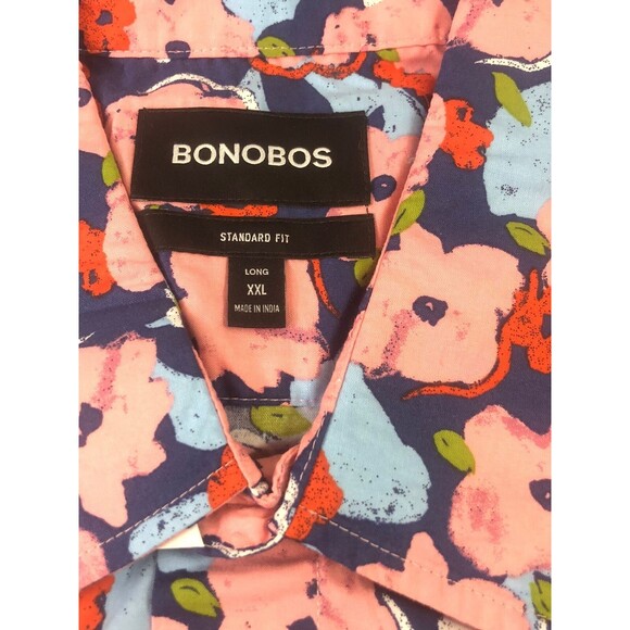 Bonobos Riviera Short Sleeve Men's Shirt Printed Standard Fit Long XXL 269962 - Picture 5 of 5